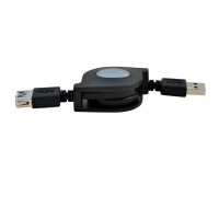 绿联 LCCPSTUAMMIMBK-0.8M MicroUSB伸缩数据线 USB2.0 黑色 单位:根(JL)