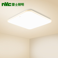 雷士照明（NVC）北欧客厅吸顶灯简约现代长方形卧室餐厅吊灯智控调光LED亚克力创意白色苹果灯具套餐灯饰组合15?-30?