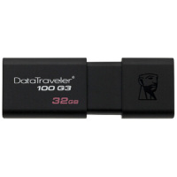 金士顿(Kingston) USB3.0 U盘 DT 100G3 32GB 高速车载U盘 黑色
