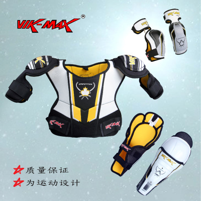 威玛仕 五件套护胸/护肘/护腿/防摔裤/防护套 冰球 轮滑球装备