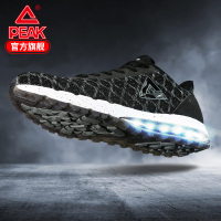 匹克(PEAK)男鞋2018秋冬季新款跑步鞋轻便网面休闲防滑耐磨气垫运动鞋男
