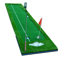 PGM 高尔夫练习器 室内高尔夫 高尔夫推杆练习器 办公室家庭高尔夫练习器 0.75*3M+推杆/四色