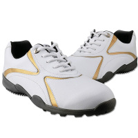 PGM 高尔夫球鞋 男款休闲高尔夫球鞋 高尔夫球鞋男 XZ016白金色
