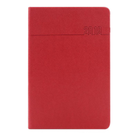 得力佳日程本磨砂纹荔枝纹皮面周历本2509