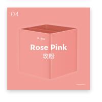 得力 纽赛笔筒浅红 NS011