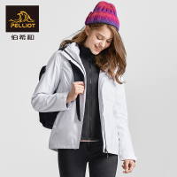 伯希和户外冲锋衣男女三合一新款防水透气登山服保暖两件套冲锋衣