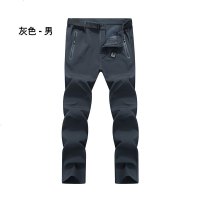 木林森加厚加绒冲锋裤情侣加大码登山裤保暖裤徒步登山软壳裤WK8866