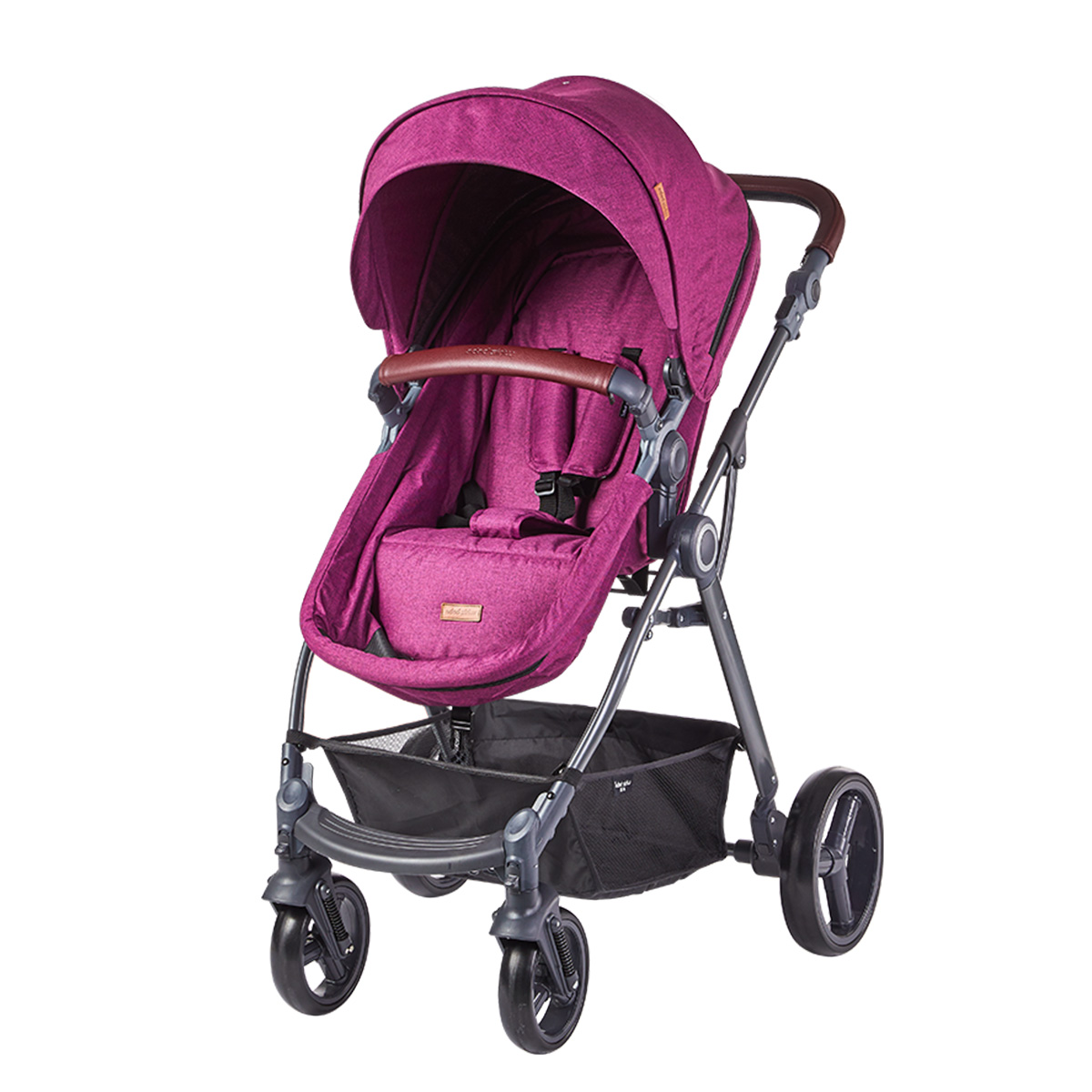 荟智(huizhi)婴儿推车可坐可躺轻便折叠强力避震婴儿手推车高景观