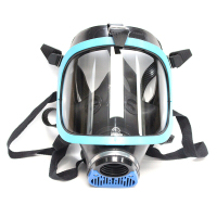 霍尼韦尔(Honeywell) 1710643 Cosmo 蓝 EPDM 单滤罐全面罩,RD40接口 1 只/盒