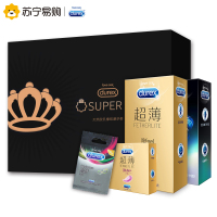 杜蕾斯（Durex）避孕套 SUPER VIP定制装 23只装 超薄款 持久延时安全避孕组合套装 男用成人情趣计生性用品
