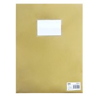 得力(deli)5910档案袋(黄) A4牛皮纸档案袋 偏暗黄色 8个装