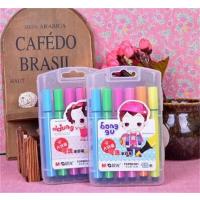 晨光TCP90181水彩笔12色彩色笔儿童幼儿彩笔画笔可水洗水彩笔