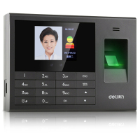 得力 3765C 指纹考勤机 人脸考勤机 指纹机 考勤 打卡机 签到机 打卡器 wifi+GPS+指纹+人脸云考勤