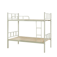 DT高低床双人床上下铺铁架床宿舍员工1.2米成人床
