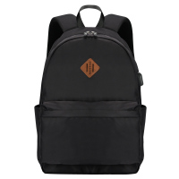 瑞士军刀(SWISSGEAR)名仕充电双肩包 防泼水耐刮防脏锦纶面料