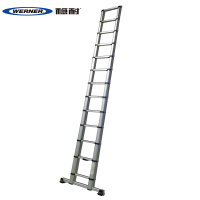 稳耐 (WERNER) BL11-1 伸缩梯铝合金梯子 加宽防滑踏板楼梯 电信通信轻便工程梯竹节梯