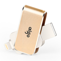 爱国者 U360 苹果手机优盘 64g 52.5*19*9.2mm 金色单位:个(JL)