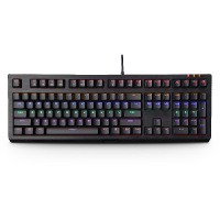 罗技 V510S 雷柏背光机械游戏键盘 黑轴 黑色 单位:个(JL)