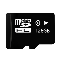 罗技 SDC10G2 金士顿TF存储卡 MicroSD 128G C10 80M/s 黑色 单位:片(JL)