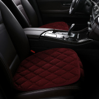 [汽车用品]布雷什(BOLISH)冬季汽车坐垫套羽绒座垫家用办公沙发车用座垫单片小方垫车家两用车座垫拉菲红厂家直发