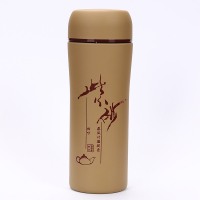 百鸿 宜兴紫砂内胆不锈钢水杯 考拉美人杯