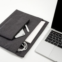 得力 纽赛 电脑收纳包磁性闭合文件包耐脏苹果电脑包 NS461