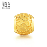 周生生(CHOW SANG SANG)Charme黄金手链祥云足金串珠86337C定价