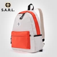 S.A.R.L瑞士双肩包简约双肩电脑包休闲双肩背包男女通用 SW-58014 橘色