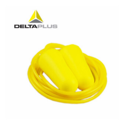 代尔塔 Delta Plus 103106 黄色PU发泡带线耳塞