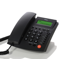 TCL TCL868(95)普通电话机深灰色 单位:台(JL)