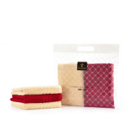 金号 简爱/毛巾系列-11 双条条毛巾巾选袋装 HY1123