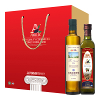 阿格利司(AGRIC) 阿格利司特级橄榄油 +有机亚麻油 500ml X2 礼盒