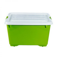 茶花 2839 收纳箱 80L 塑料精巧混色 单位：只(JL)