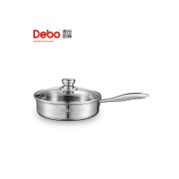 Debo 德铂亚斯不锈钢煎锅平底锅24cm DEP-608