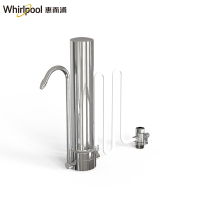 惠而浦台上式净水机WUF-01CZ家用水龙头过滤器自来水净水器304不锈钢直饮机