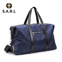 S.A.R.L旅行包男女通用休闲包 手提电脑包 出差旅游商务行李单肩手提包 蓝色