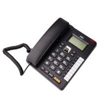 得力 家用/办公电话机 固定电话座机 办公居家防雷来显翻转屏幕 黑色 得力772