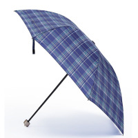 LTSM 红叶雨伞 苏格兰风格格子三折雨伞晴雨伞三折钢伞 多色随机发送