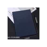 得力 112页加厚笔记本文具商务记事本 18kB5 蓝色 22226