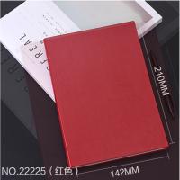 得力 112页加厚笔记本文具商务记事本 25kA5 红色 22225