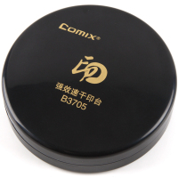 齐心 B3705 快干原子印台 大圆 红 单位:个