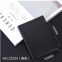 得力 112页加厚笔记本文具商务记事本 64KA6 黑色 22224