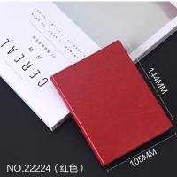 得力 112页加厚笔记本文具商务记事本 64KA6 红色 22224