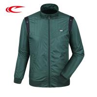 赛琪(SAIQI)男士运动风衣2018年秋季男款运动外套跑步防风常规款宽松型立领锦纶常规单排扣长袖214103