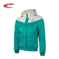 赛琪(SAIQI)女士2018年冬季运动棉衣运动户外训练运动棉袄棉服冬季常规锦纶常规型厚款连帽拉链涤纶244630