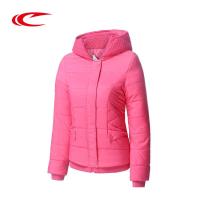 赛琪(SAIQI)女士2018年秋季运动棉衣运动户外训练运动棉袄棉服秋季常规锦纶常规型常规款连帽单排扣涤纶264616