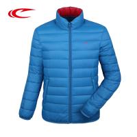 赛琪(SAIQI)男士运动羽绒服男款2018年秋季90%白鸭绒中款修身型运动单排扣涤纶锦纶常规款立领254631