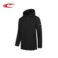 赛琪(SAIQI)男士运动风衣2018年秋季男款运动外套跑步防风薄款紧身型连帽锦纶长款斜拉链门襟227767