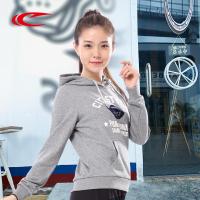 赛琪(SAIQI)女士2018年秋季运动卫衣/套头衫加大型连帽套头透气徒步棉棉常规款175520