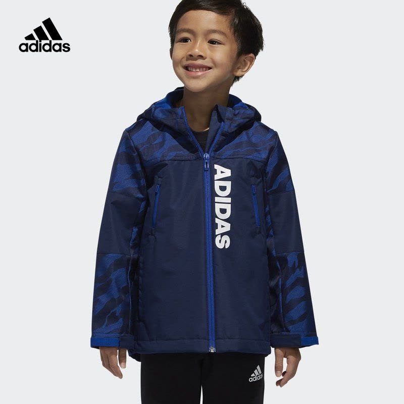 阿迪达斯儿童adidas kids 2018冬 男童训练梭织夹克 DT2440图片